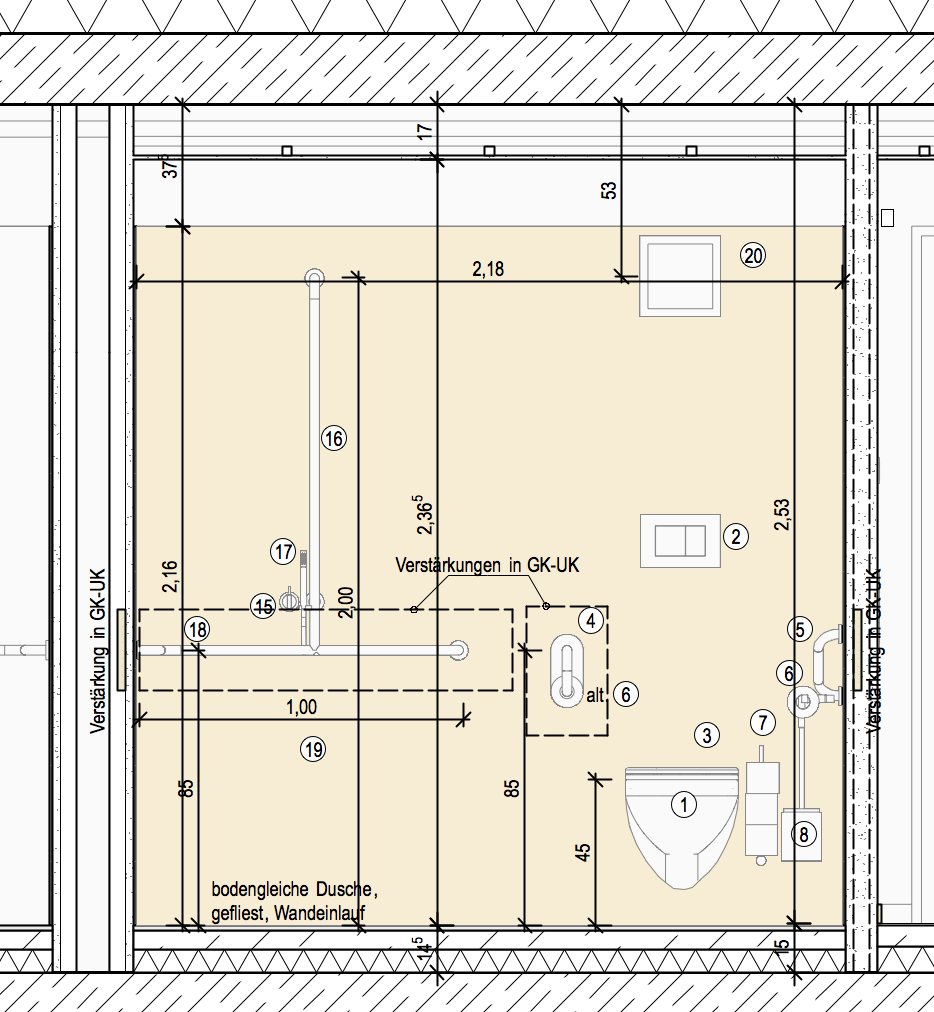 Nasszellen Detailplane Aus 3d Modell Generieren Vectorworks Vectorworks Forum