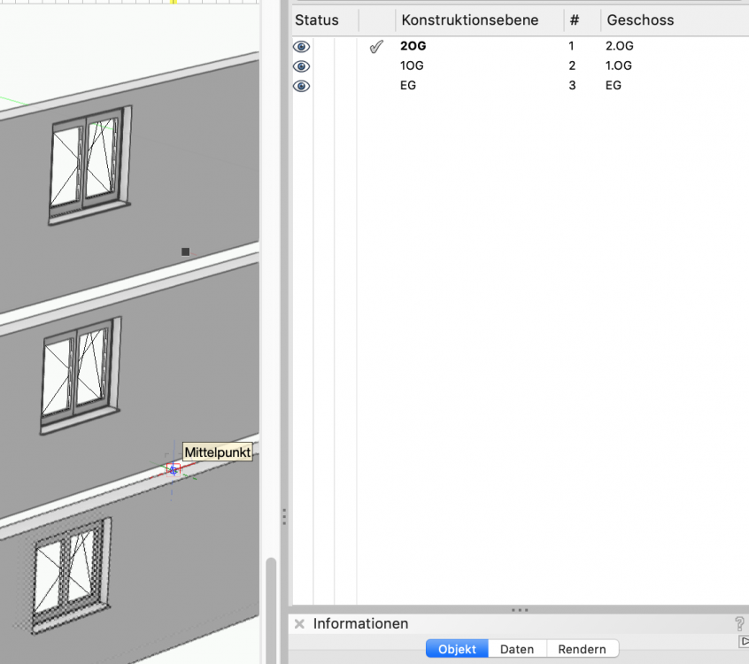 Problem mit FensterTool in Vectorworks 2020 Vectorworks